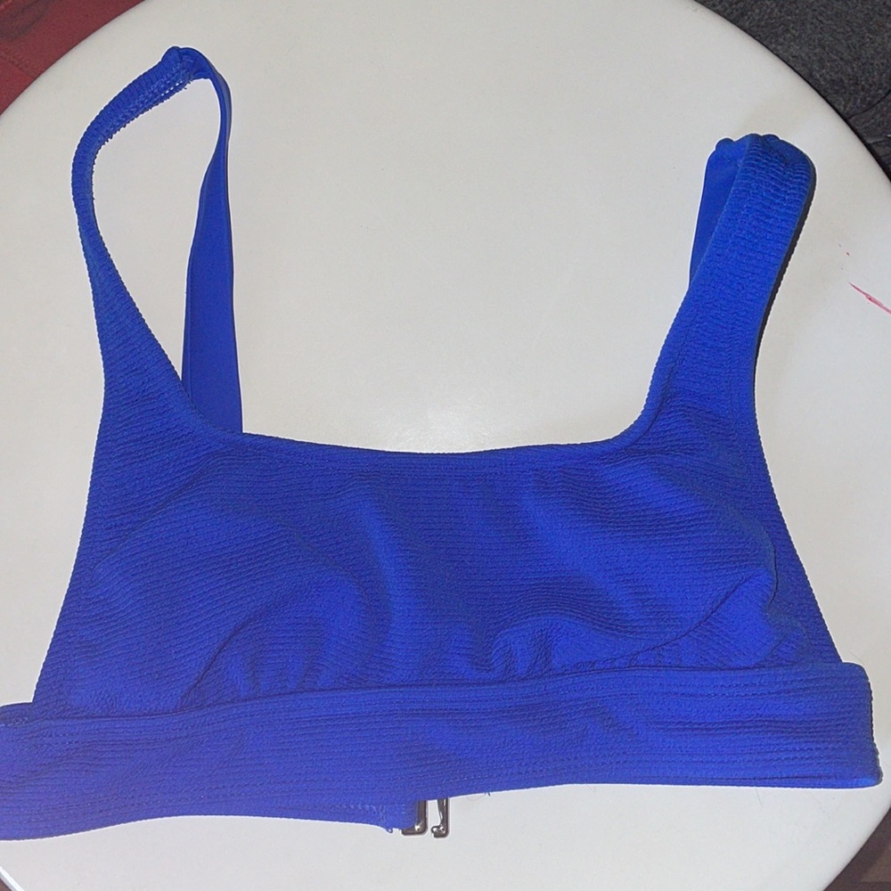 Blue bikini